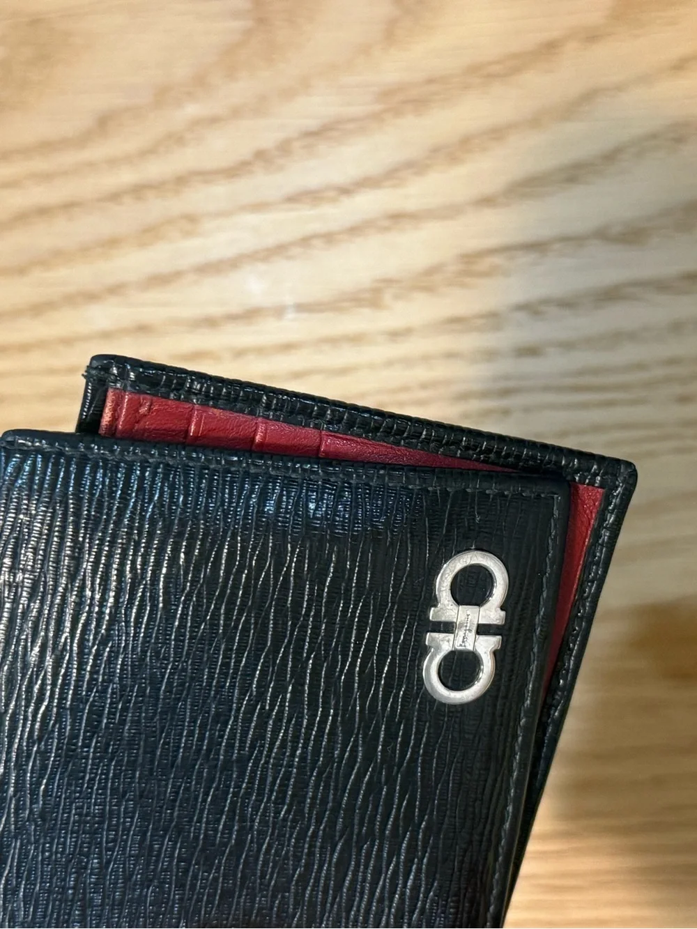 Ferragamo Men’s Revival Gancini Coin Pocket Wallet